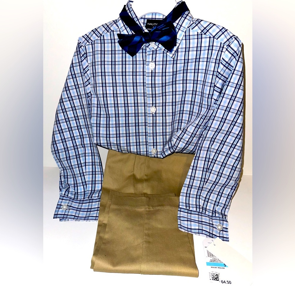 NWT- Nautica 3 Piece Size 5 Dress Suit 💙 So Sleek And Professional With Tie🤯